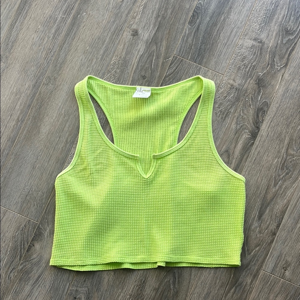 AERIE Waffle Notch Tank Top